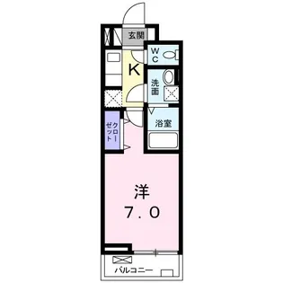 クラッテーロ 八王子【3階】の間取り