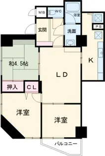 コスモ川越ワンダーランドC棟【6階】の間取り