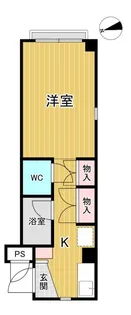 ファミール細野【1階】の間取り