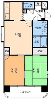 シャンピア味酒【5階】の間取り
