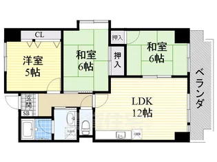 ベルメゾン宮下【4階】の間取り