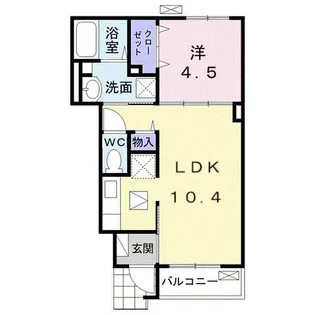 プランドール【1階】の間取り