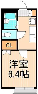 カーサーアオイ【2階】の間取り