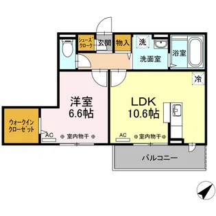 グロリア【2階】の間取り