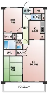 ぷらすぴあ・さいとうII【3階】の間取り
