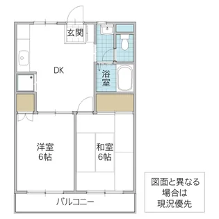 コダカホークマンション【3階】の間取り