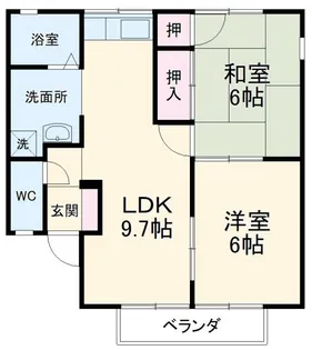 アネックス B棟【2階】の間取り