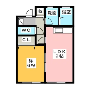 コーポ長谷川【1階】の間取り