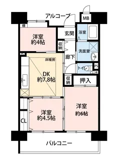 OPH新千里南町【5階】の間取り
