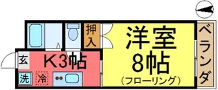 ニューライフ越塚【3階】の間取り