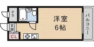 キューブ芦屋【2階】の間取り