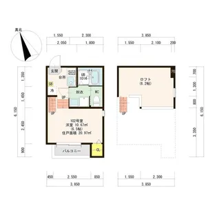 グランメゾン鳴海【2階】の間取り