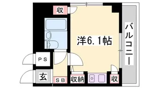 藤和シティコア姫路駅前【2階】の間取り