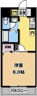 ホワイトレジデンス【2階】の間取り