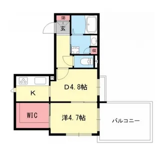 ベレオ王子公園【3階】の間取り