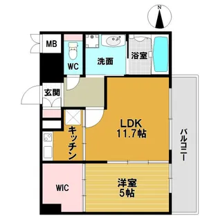 グレイス阿倍野松崎【6階】の間取り