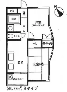 津田沼ホームズ【2階】の間取り