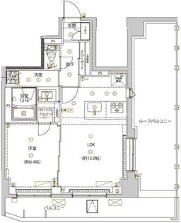 ユリカロゼ五反野III【8階】の間取り