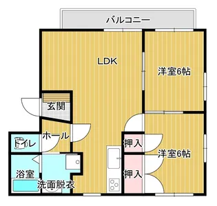 フォーレス桜木【2階】の間取り