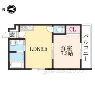 ERRISUEGA【2階】の間取り