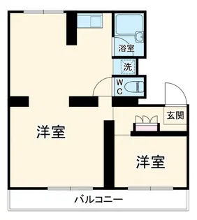 菅原ビル【2階】の間取り
