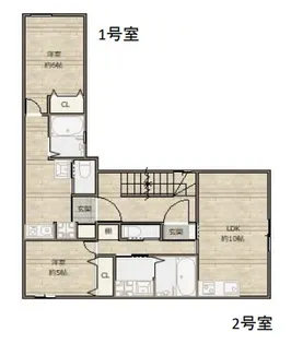 Kパラッツォ神戸元町通【2階】の間取り