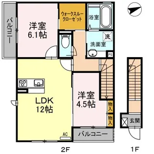 レヴェール砧の間取り