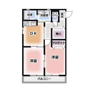 レジデンスティアラ【2階】の間取り
