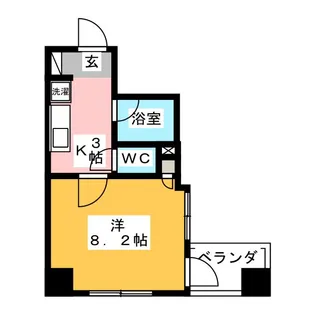 マモール川崎II【4階】の間取り