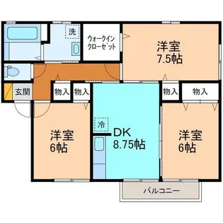 シンフ【2階】の間取り