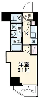 ガーラ・ステーション横濱関内【11階】の間取り