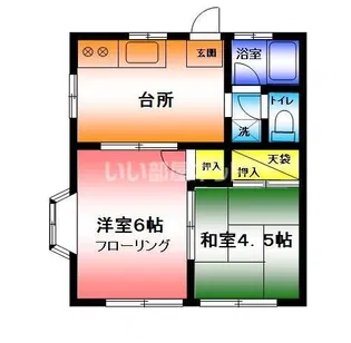サンライフ湘南【2階】の間取り