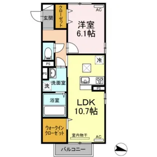 アルティメットM【1階】の間取り