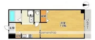 ロイヤルクイーンズパーク江坂【2階】の間取り