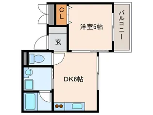 リライアンス明石六番館【4階】の間取り