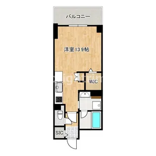 ウェルブライト博多ステーション【9階】の間取り