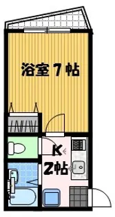 レジデンス六本木【3階】の間取り