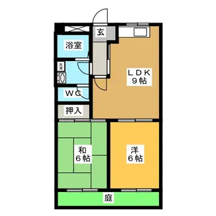 可児時田ハウス【1階】の間取り