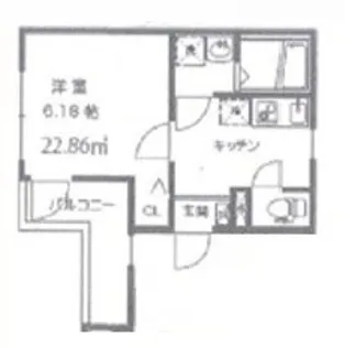 サニーコート竜泉【2階】の間取り