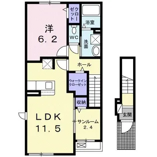 グランステラ【2階】の間取り