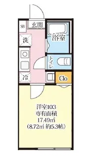 N-harbor Lagoon小机町【1階】の間取り