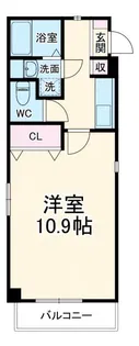 グリュン ベルク【4階】の間取り