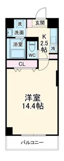 グリーンハイツ北口【2階】の間取り
