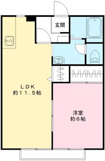 シャインつくばC【1階】の間取り