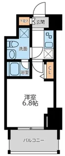 プライマル横濱平沼橋【3階】の間取り