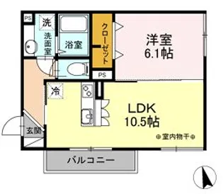 Proceed Taki【3階】の間取り