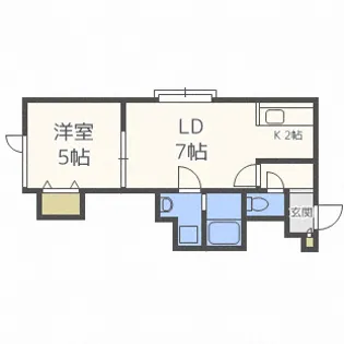 モンレーヴ【2階】の間取り