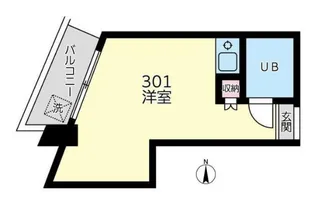 シャルル下北沢【3階】の間取り