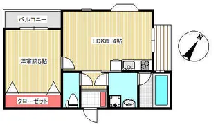 ガーデン上原マンション3【1階】の間取り