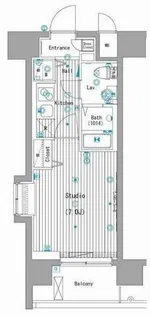 グランド・ガーラ横濱桜木町【2階】の間取り